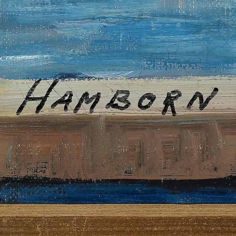 AXEL HAMBORN, olja på duk, signerad.