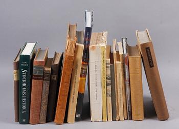 BÖCKER, 35 st, "Stockholmiana", 1900-tal. Bla "Djurgården förr och nu", Stockholm 1925.