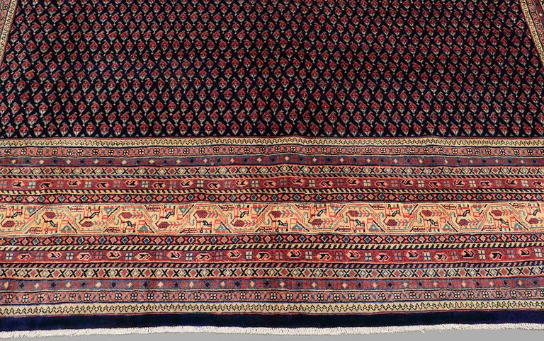 A carpet, Sarouk - Mir, around 385 x 280 cm.