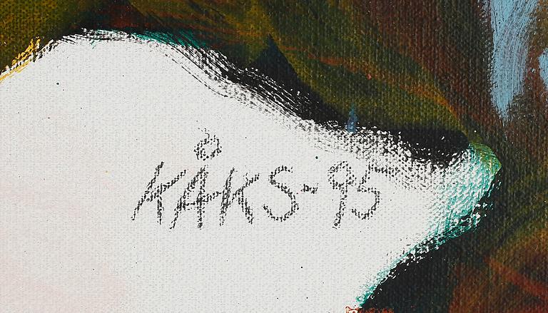 OLLE KÅKS, olja på duk, signerad och daterad '95.