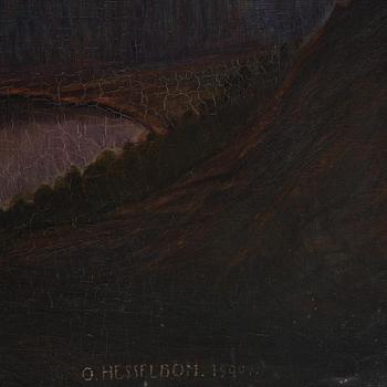 Otto Hesselbom, Skymning över Dalsland.
