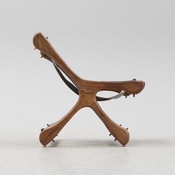 Don Shoemaker, a 'Sloucher' rosewood easy chair from Señal S.A.; Mexico, 1960's.