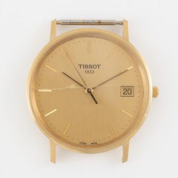 Tissot, wristwatch, 14K gold, 33.5 mm.