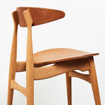 HANS J WEGNER, "CH33", stol, Carl Hansen & Søn, Danmark 1950-60-tal.