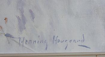 HOUGAARD, HENNING, olja på duk, sign.