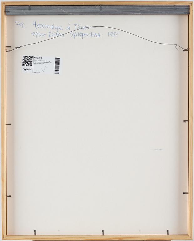 Philip von Schantz, etching, signed and numbered 10/20, dated 1955.