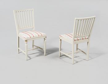 MATGRUPP, 7 delar, gustaviansk stil, 1900-talets andra hälft.