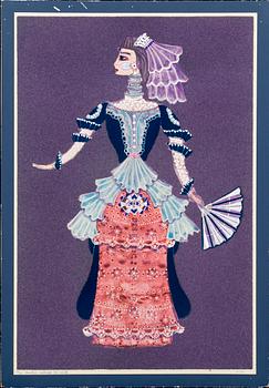 MAX WALTER SVANBERG, 3 hand coloured graphics, signed and numbered.