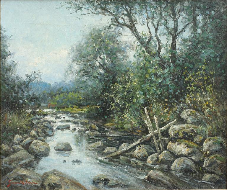 SEVERIN NILSON, olja på duk, sign.