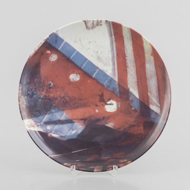 Robert Rauschenberg, tallrikar, 5 st, exclusive edition för Guggenheim Museum, USA, 1997.