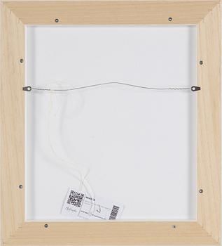 KAWS, tryck på duk, tuschsignerad och daterad - 16.