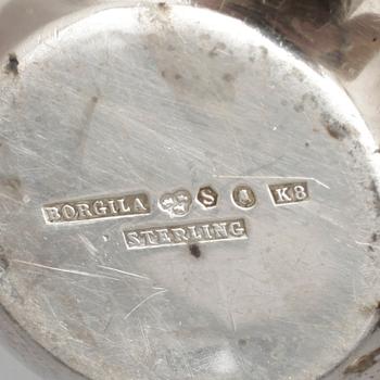 PARTI SILVER, 12 delar, bland annat Borgila, 1936. Vikt ca 370g.