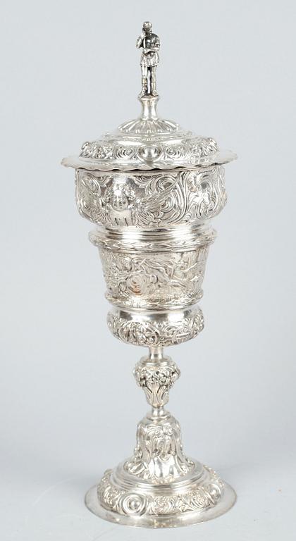 LOCKPOKAL, silver, Österrike-Ungern, 1800-talets slut. 971 g.