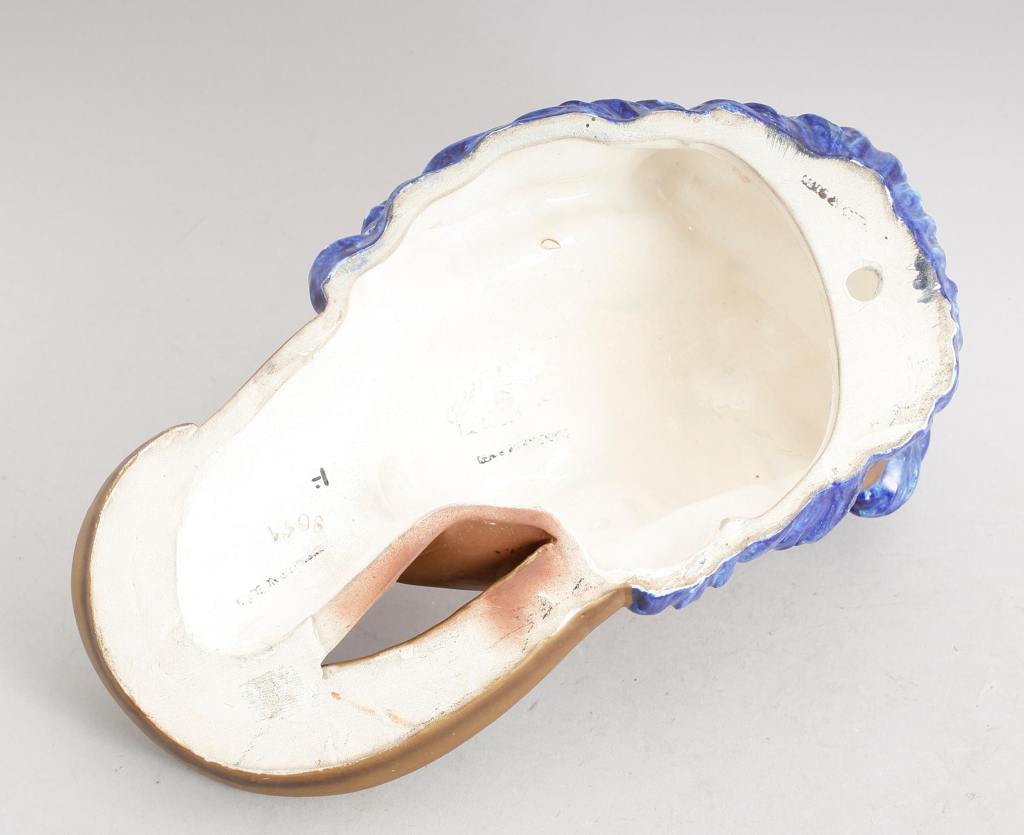 VÄGGRELIEF, keramik, Goldscheider, 1900-talets mitt.