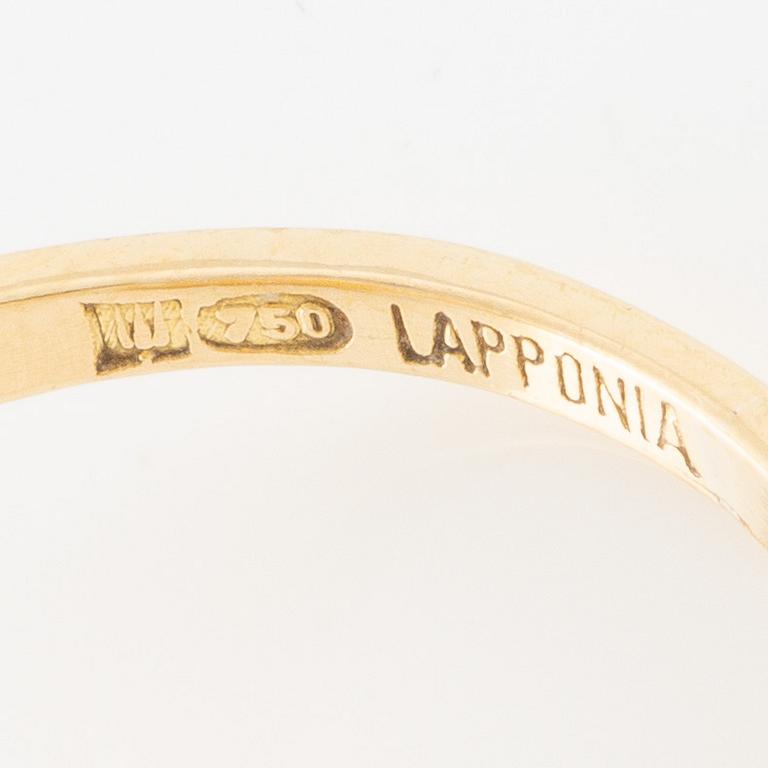 Björn Weckström, ring, 18K guld med vattenmelonturmalin, för Lapponia.
