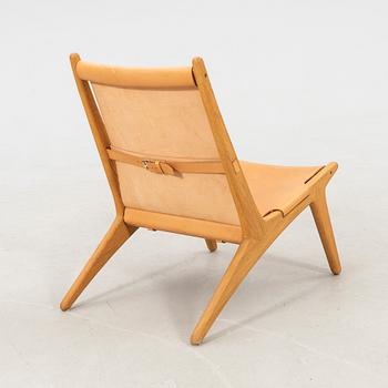 Östen Kristiansson "Hunting Chair / Lounge Chair 204" Luxus Vittsjö, late 20th century.