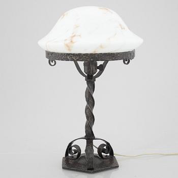 Arvid Böhlmarks Lampfabrik, bordslampa, modell "6597", jugend, 1900-talets början.