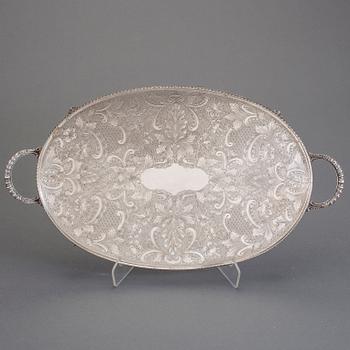 BRICKOR, 4 stycken, nysilver, bla Sheffield, England, 1900-tal.