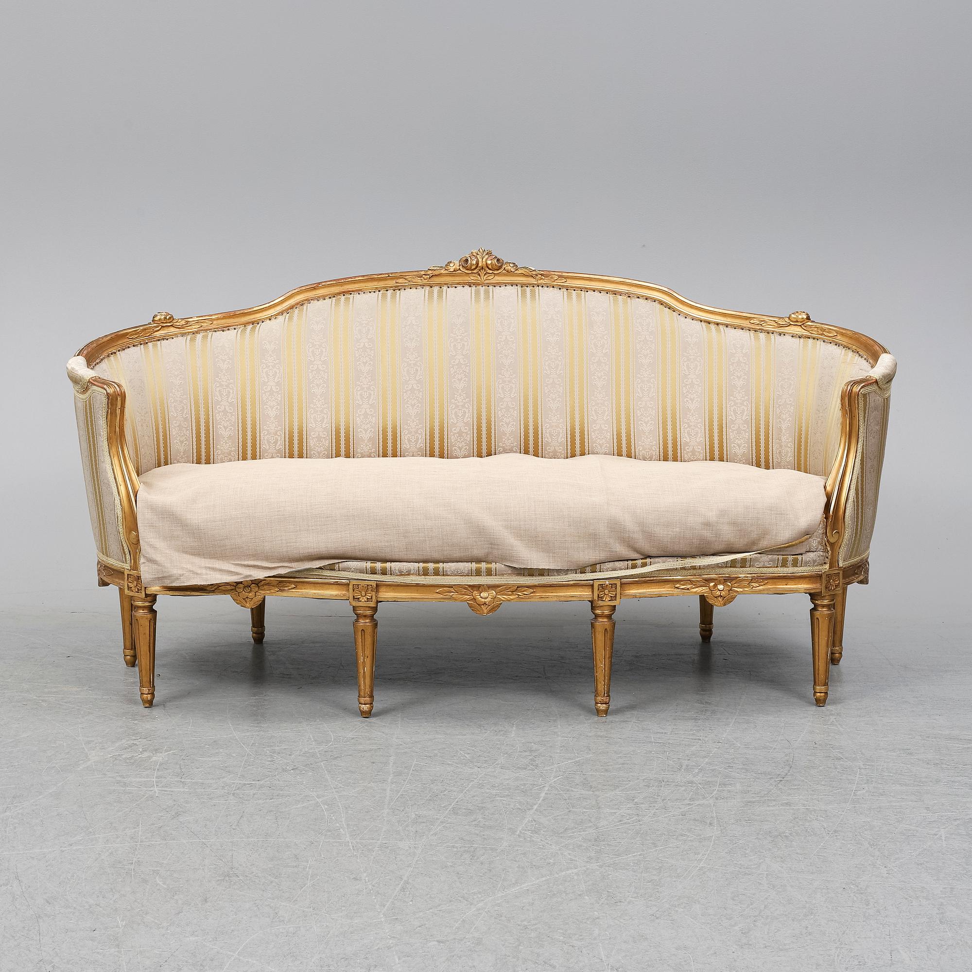 SOFFA, gustaviansk stil, 1900-talets första hälft.