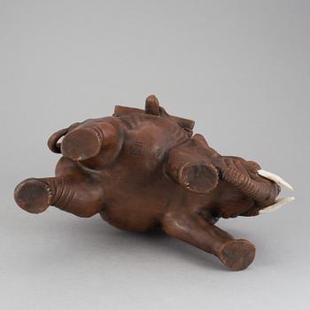 SKULPTUR, lergods, Japan, 1800/1900-tal.