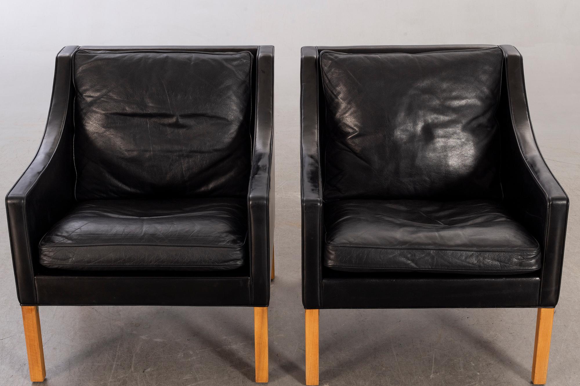 Børge Mogensen, fåtöljer ett par, modell 2209.