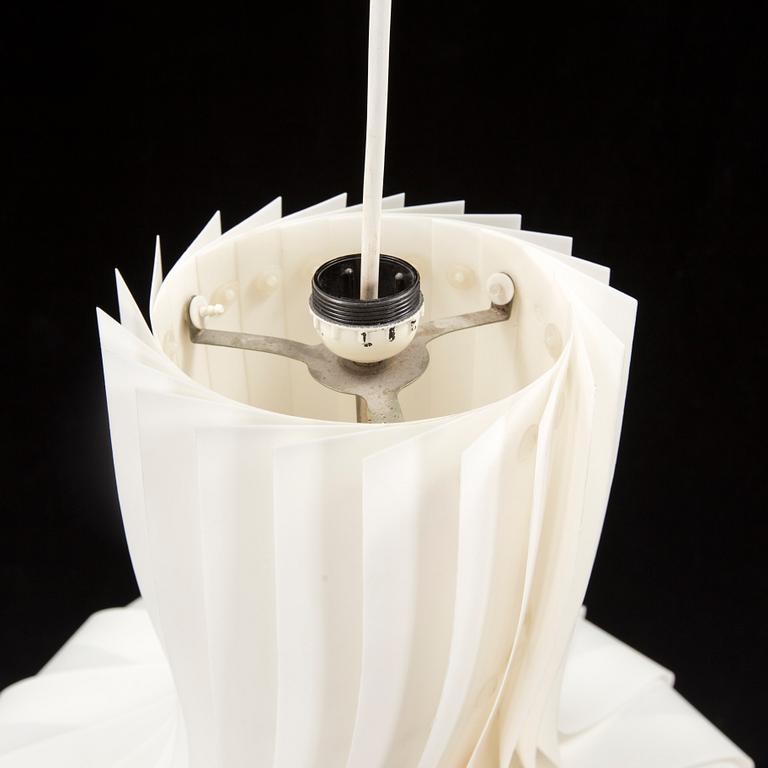 A 1960s ceiling light pendant by Scan-light Markaryd Sweden.