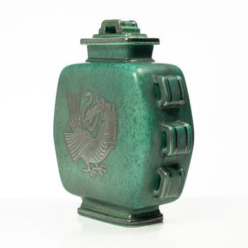 Wilhelm Kåge, lockurna, stengods, "Argenta", Gustavsberg, 1947.