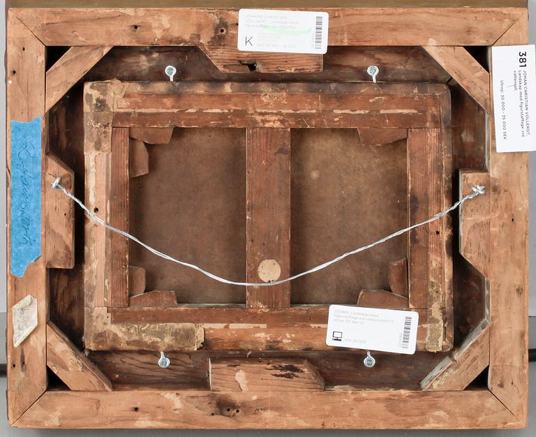 Johan Christian Vollerdt, Landscape with figures.