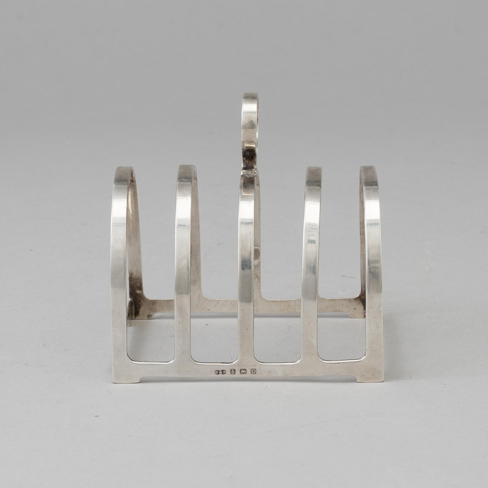 A SILVER TOASTRACK, Deakin & Francis, Birmingham 1928.