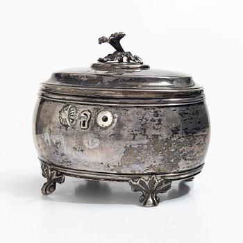 C. Widström, a silver Rococo style casket, Visby 1903.
