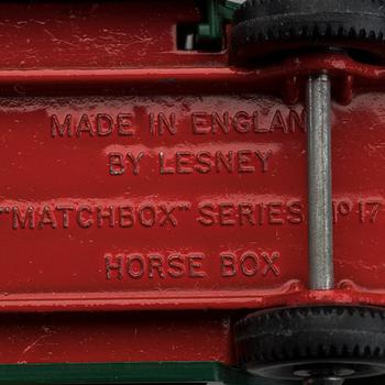 THREE LESNEY MATCHBOX SERIES CARS.