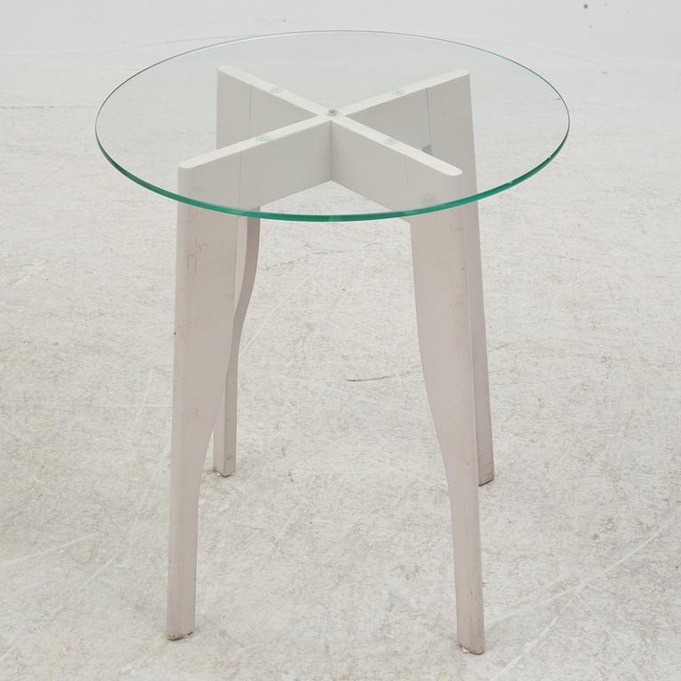 Three end tables from Norrgavel, Sweden, 21st century.