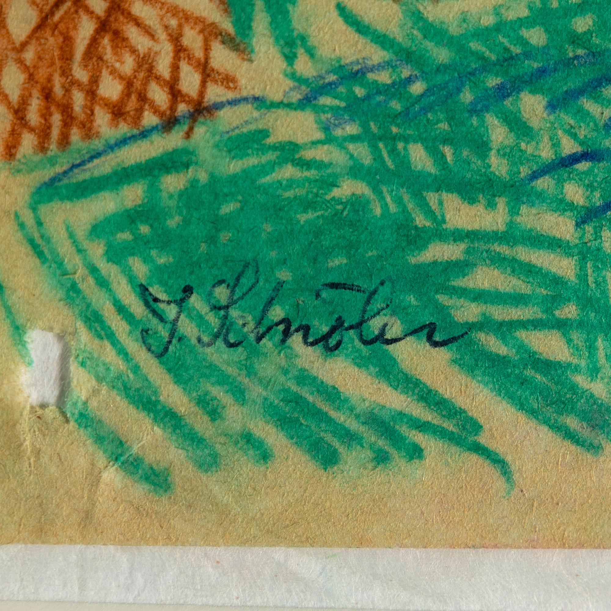 Inge Schiöler, Trädgård.