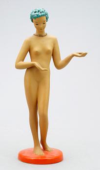 FIGURIN, porslin, Goldscheider, Tyskland, 1900-talets mitt.