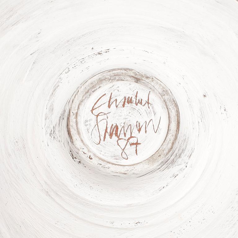 SKÅLFAT, keramik. Elisabet Svensson. Signerad och daterad -87.