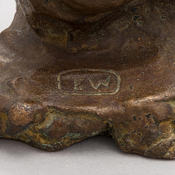 Emil Wikström, "Sittande flicka".