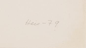 Outi Heiskanen, kompiisi / etsauksia, signeerattu ja päivätty -79, numeroitu Tpl'a II.