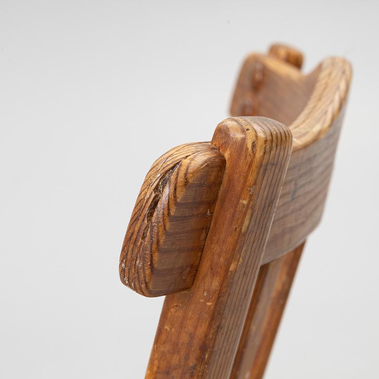 Chairs, a pair, "Hytte", Nordiska Kompaniet, 1940s.