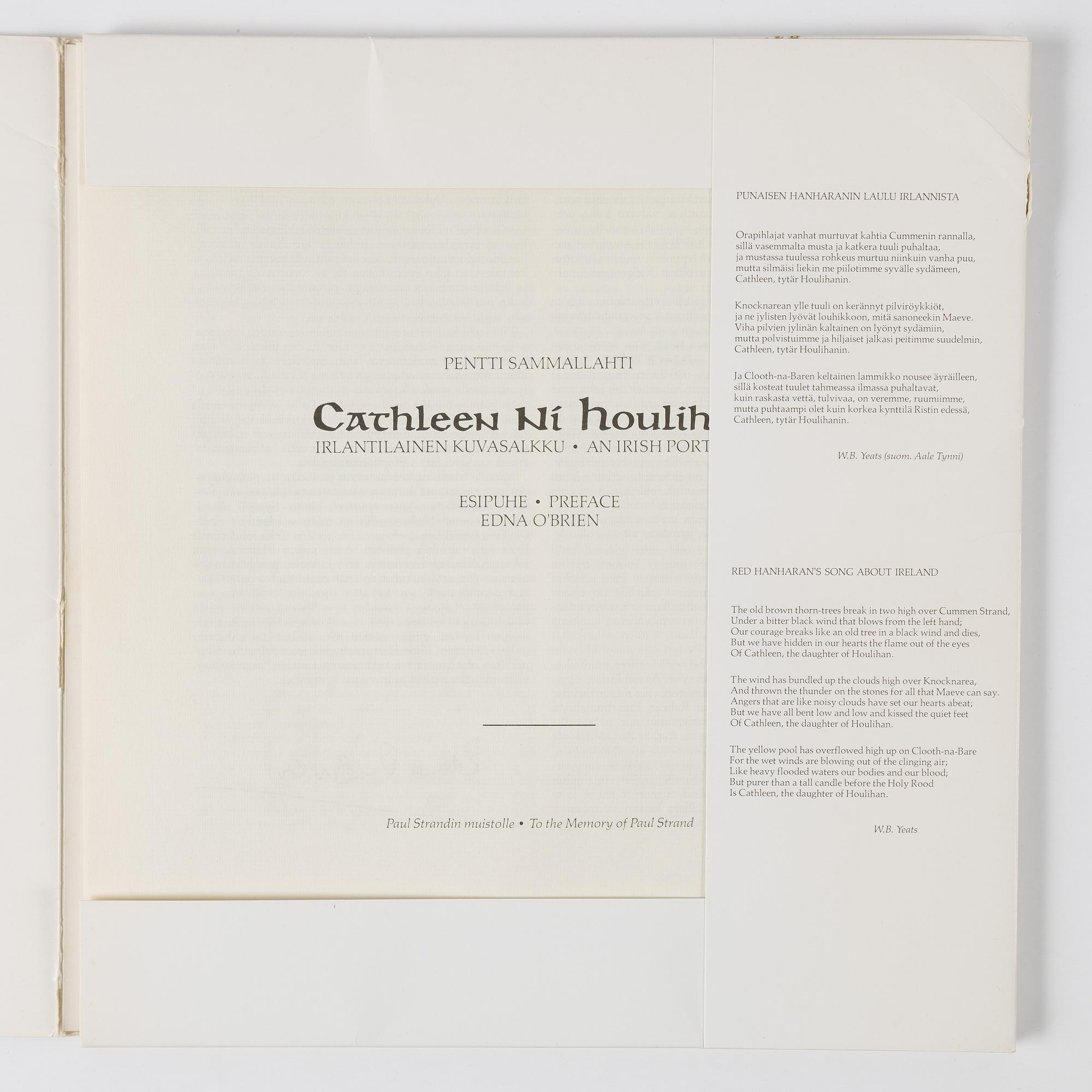 Pentti Sammallahti, "Irlantilainen Kuvasalkku - An Irish Portfolio".