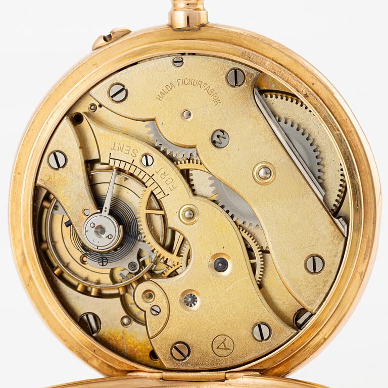 Halda, pocket watch, 49.5 mm.