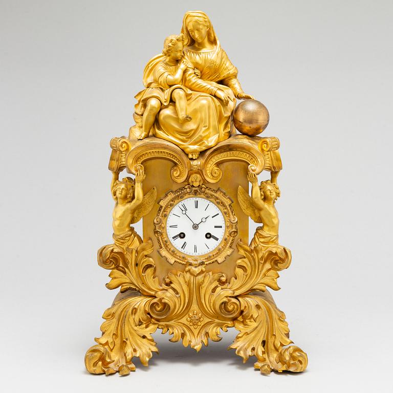 PENDULUM CLOCK, probably France. Second half of the 19th century.