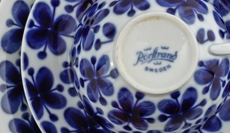 KAFFESERVISDELAR, 28 st, porslin, "Mon Amie", Marianne Westman, Rörstrand, 1900-talets andra hälft.