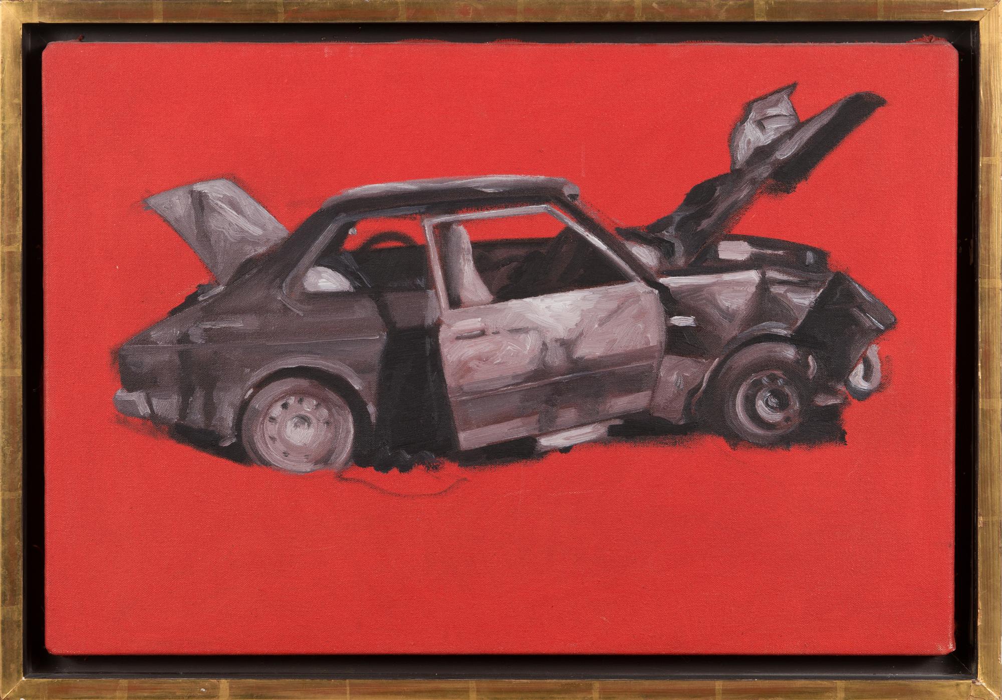 Oliver Whitehead, öljy kankaalle, a tergo signeerattu.