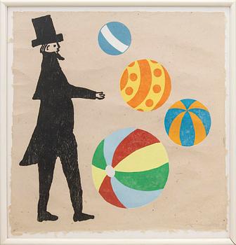 Donald Baechler, "Conversation".