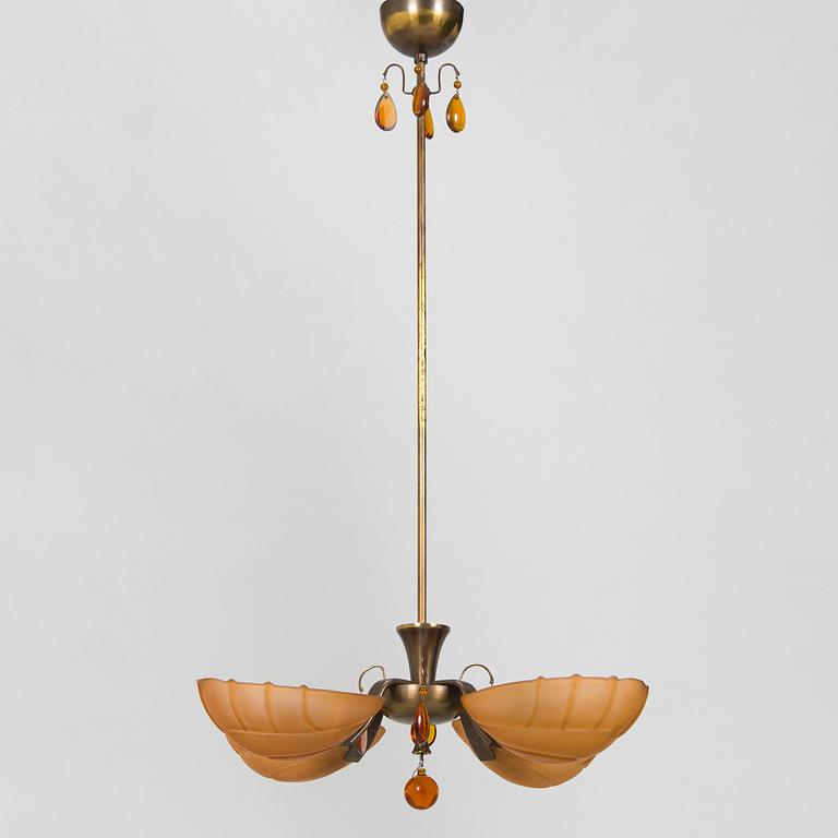 Paavo Tynell, A 1930s pendant ceiling lamp for Taito.