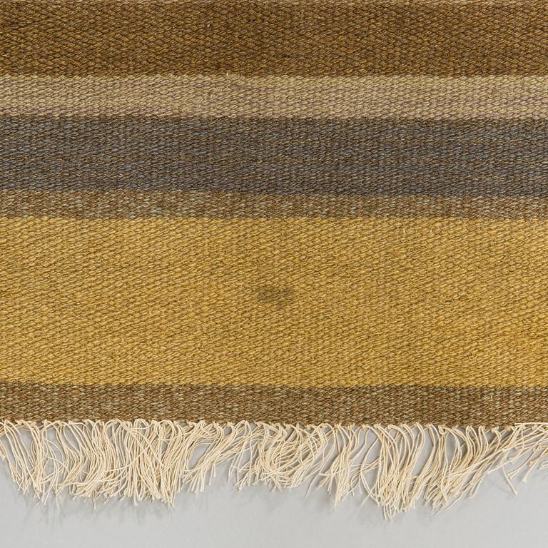 Greta Skogster-Lehtinen, possibly, A finnish flat weave carpet. Circa 270 x 170 cm.