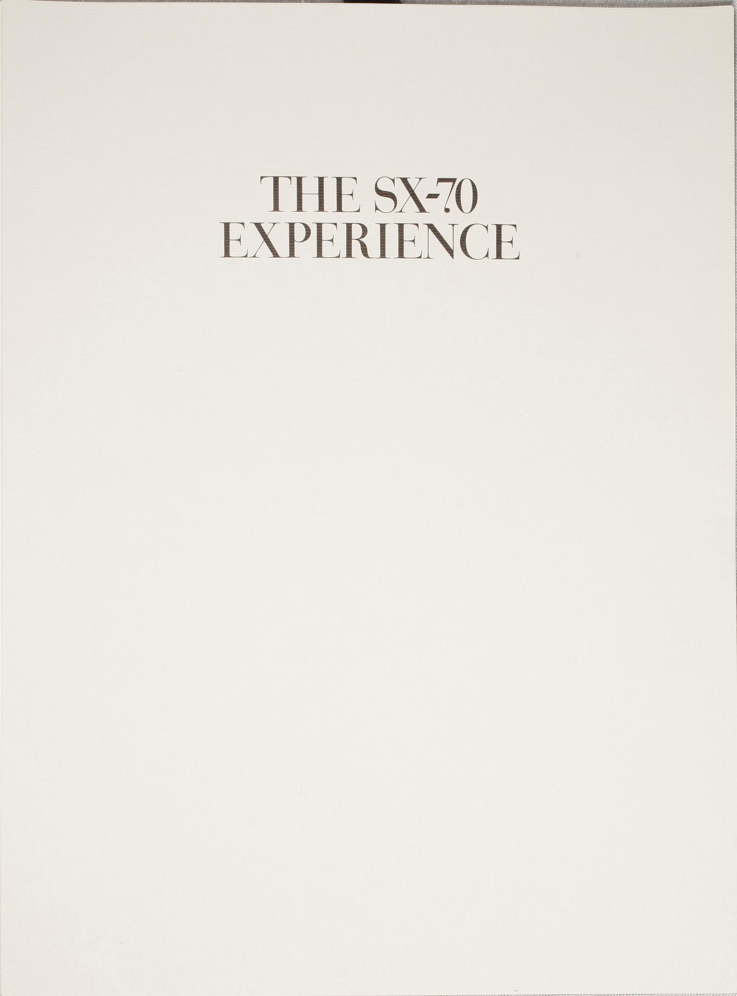 FOTOGRAFISK MAPP, "12 Instant Images", Polaroid SX-70, tryckt signatur.