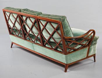 SOFFGRUPP, 3 delar, AB Svenska Möbelfabrikerna, Bodafors, 1940/1950-tal.