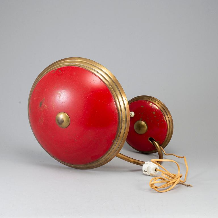 A mid 20th century Helo Leuchten table lamp, Germany.