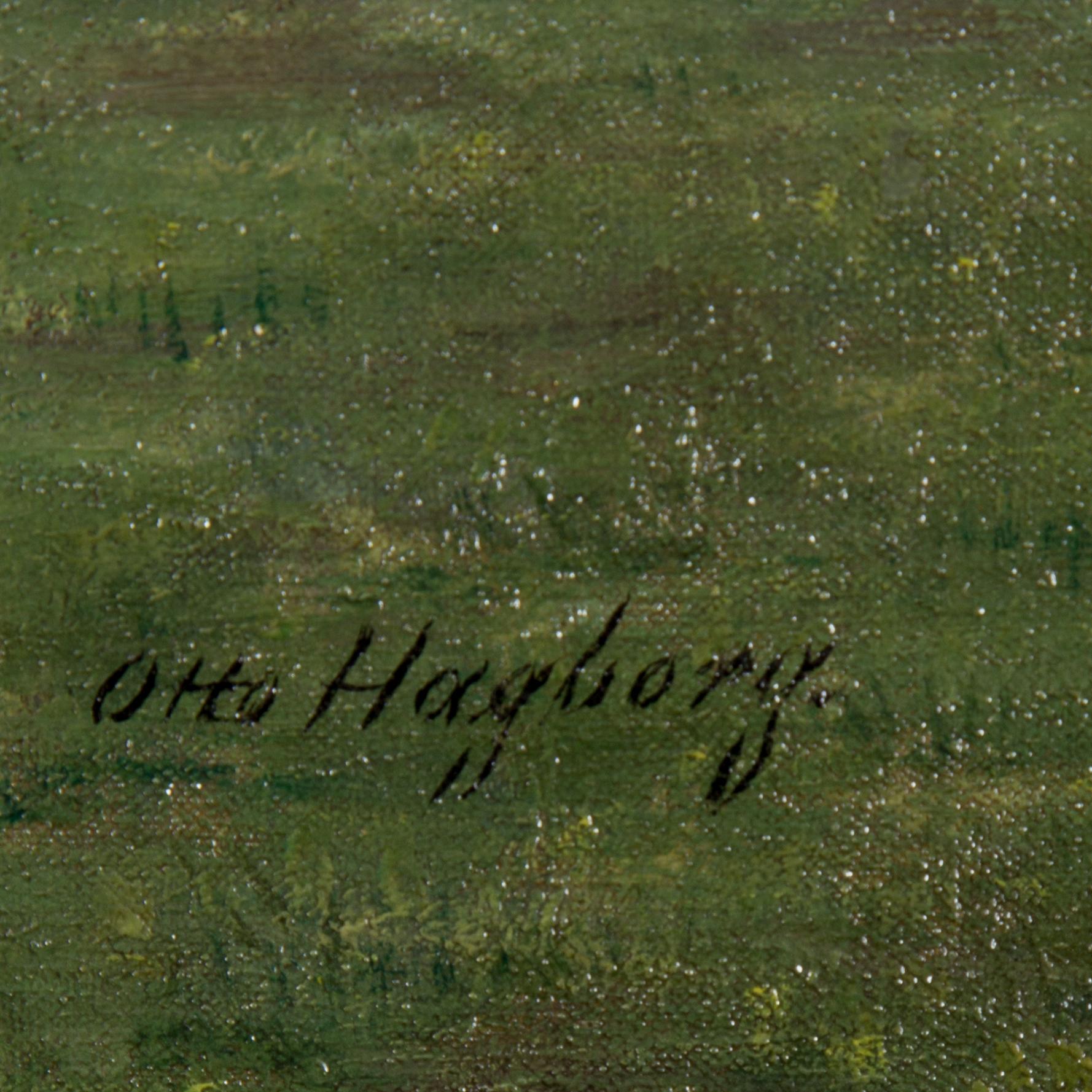 OTTO HAGBORG, oil on canvas, signed Otto Hagborg.